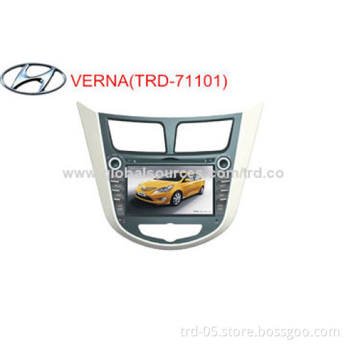 In-dash 2-DIN DVD and GPS Player w/ 8'' Touchscreen, TV/Bluetooth/iPod/Rear Camera, Hyundai Elantra